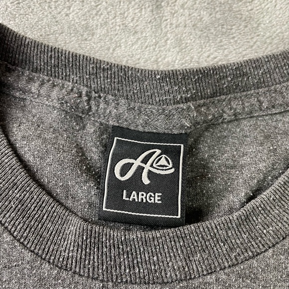 Active Ride Shop 89 T Shirt Mens Large Gray Logo Graphic Skate Surf Skater Vtg - Picture 5 of 10